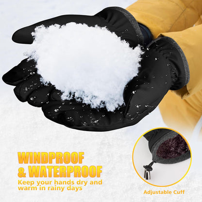 Climenza™ Thermal Gloves – Waterproof, Windproof, Touchscreen-Compatible Cold Weather Gloves”